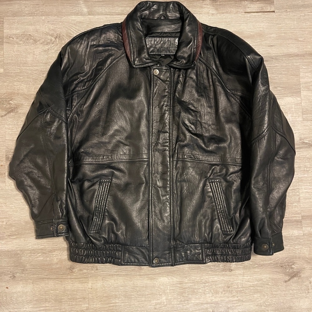 Christopher Radko Black Leather Jacket